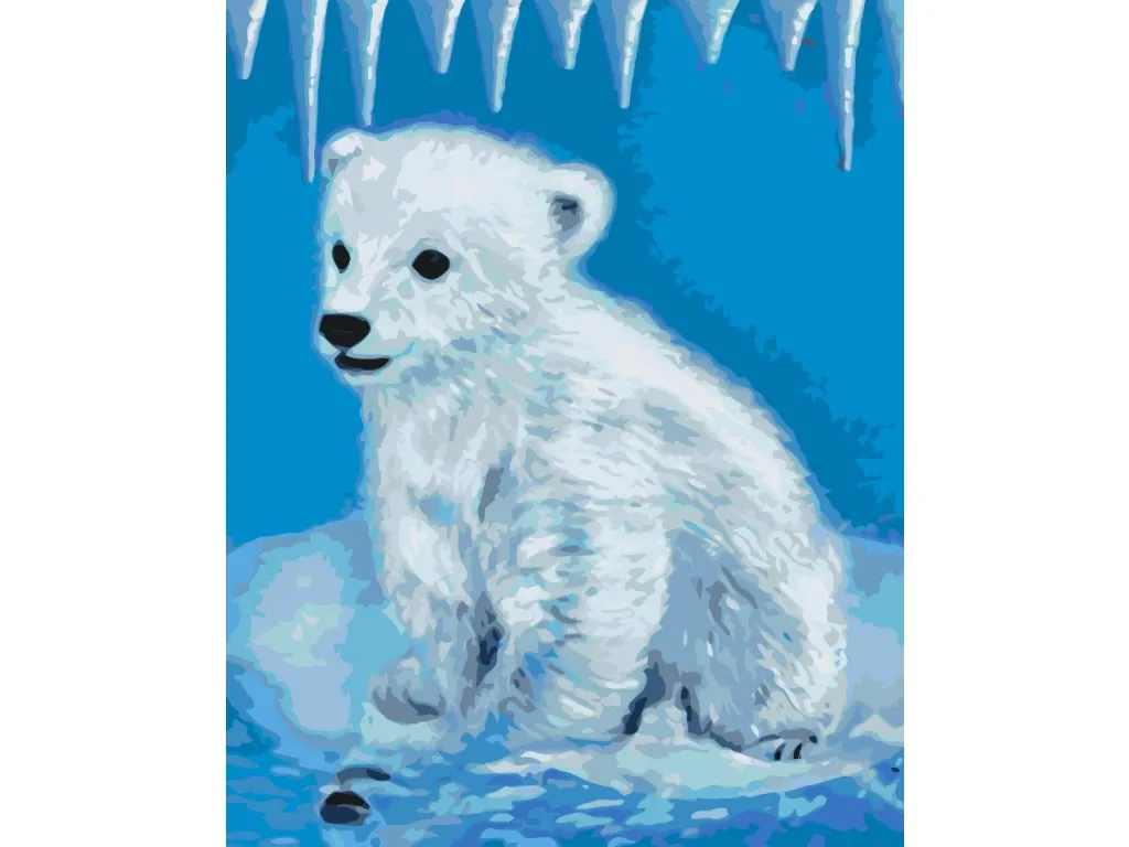 Pintar por Números - Oso polar