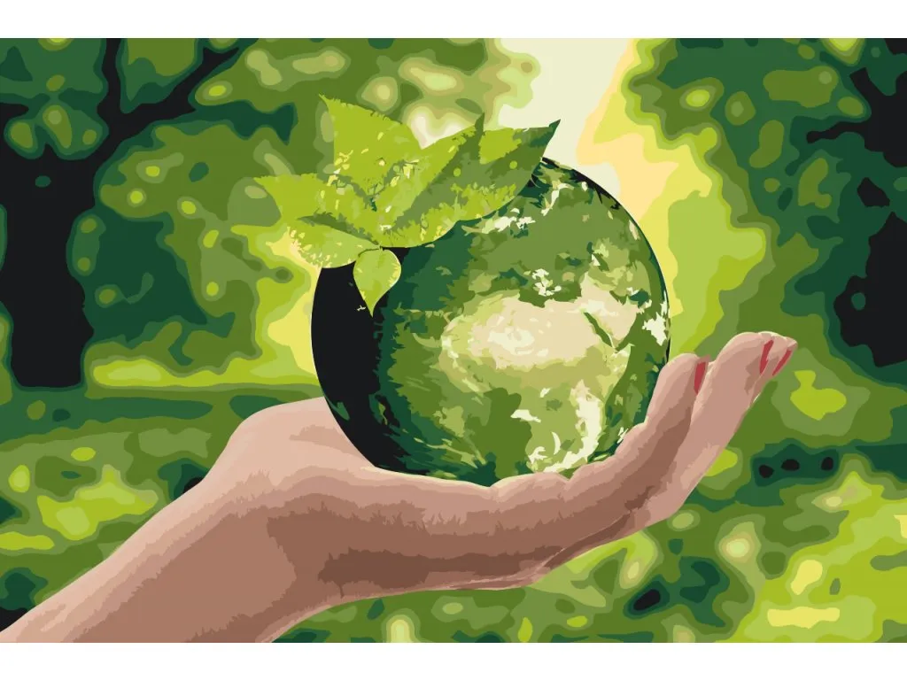 Pintar por Números - La naturaleza en una gota