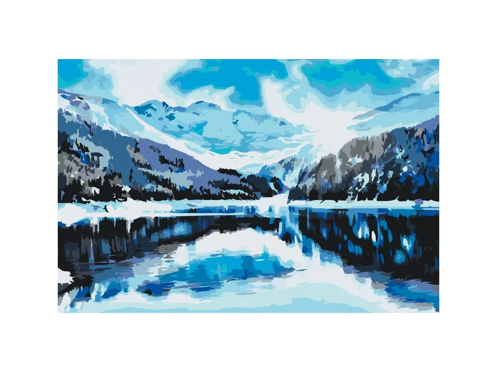 Pintar por Números - Alpes suizos