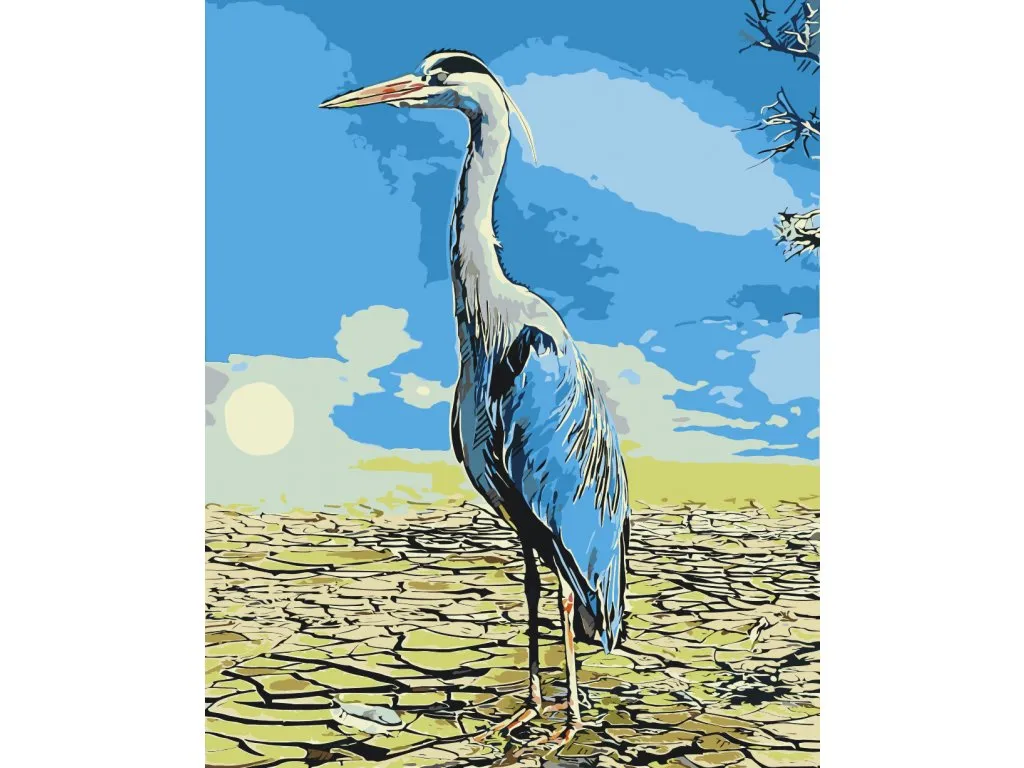 Pintar por Números - Garza