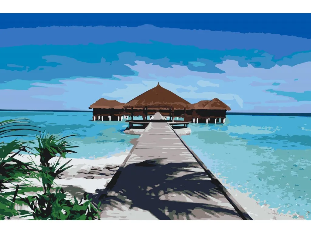 Pintar por Números - Tranquilidad junto al mar