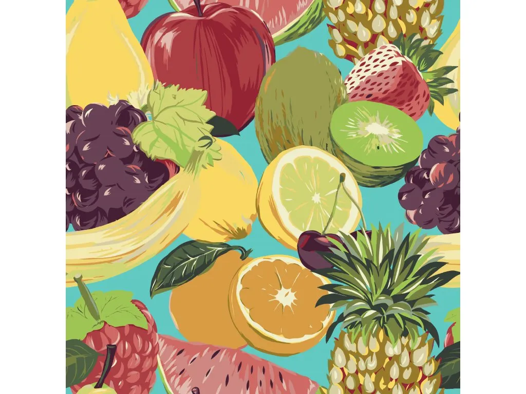 Pintar por Números - Todo tipo de frutas