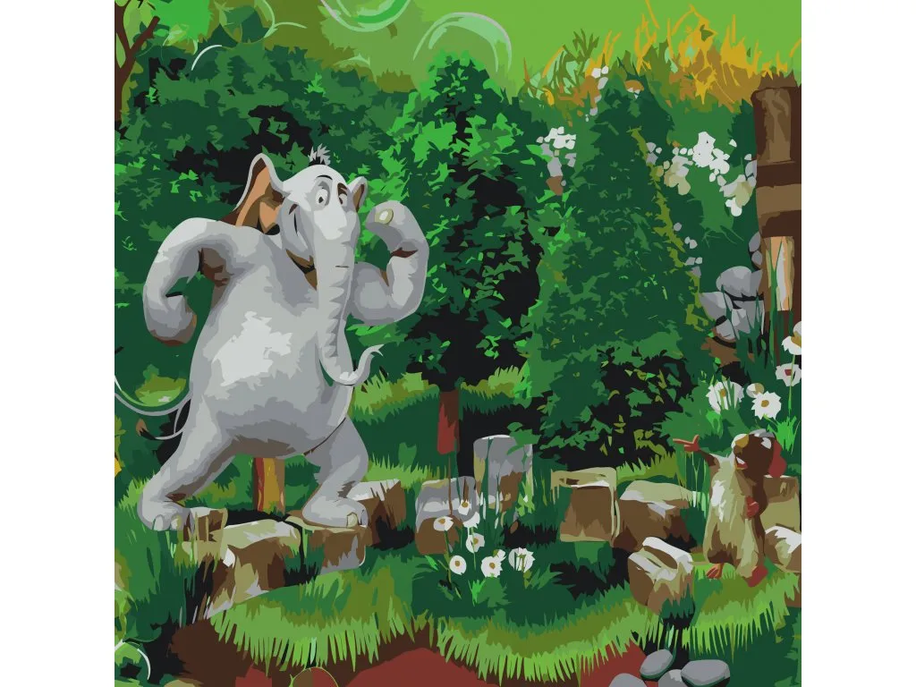 Pintar por Números - Elefante Horton