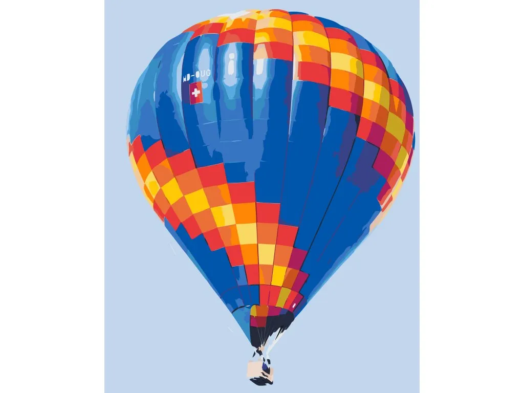 Pintar por Números - Globo aerostático