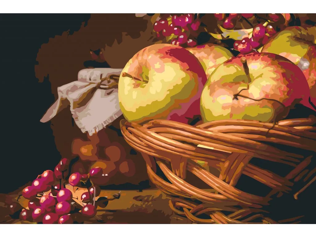 Pintar por Números - Fruta en un bol