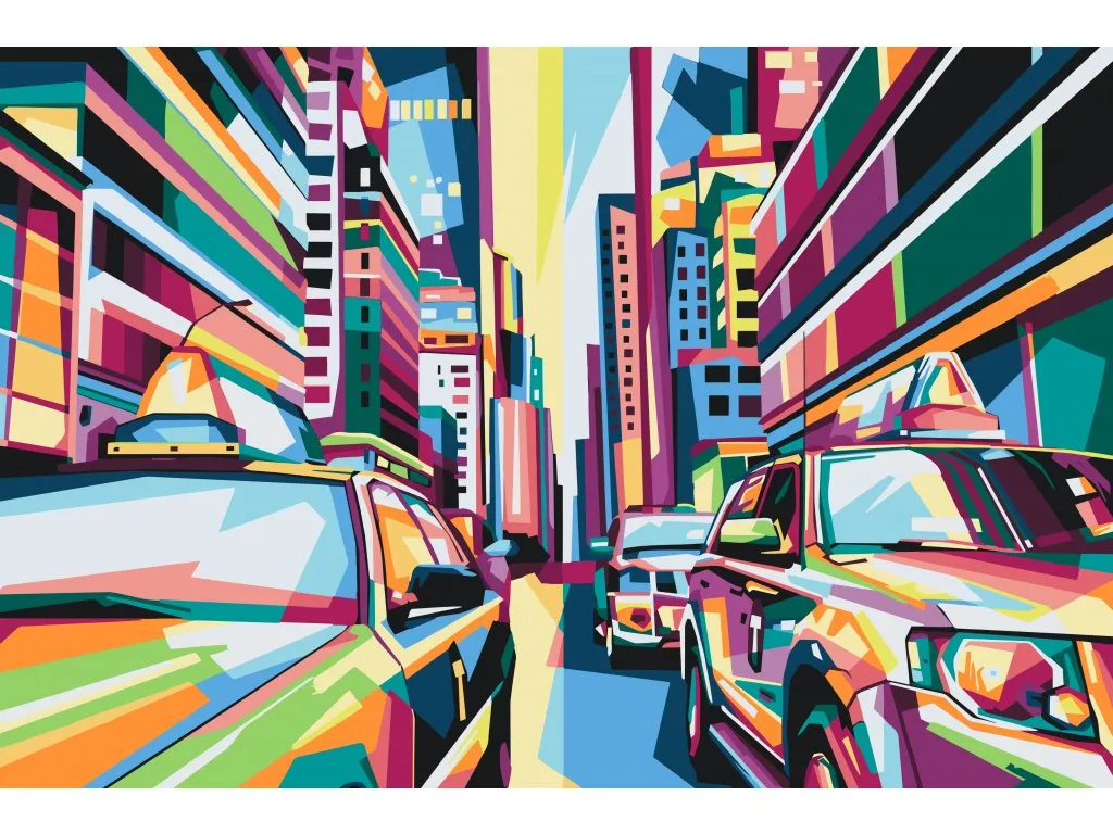 Pintar por Números - Ciudad Vectorial 2