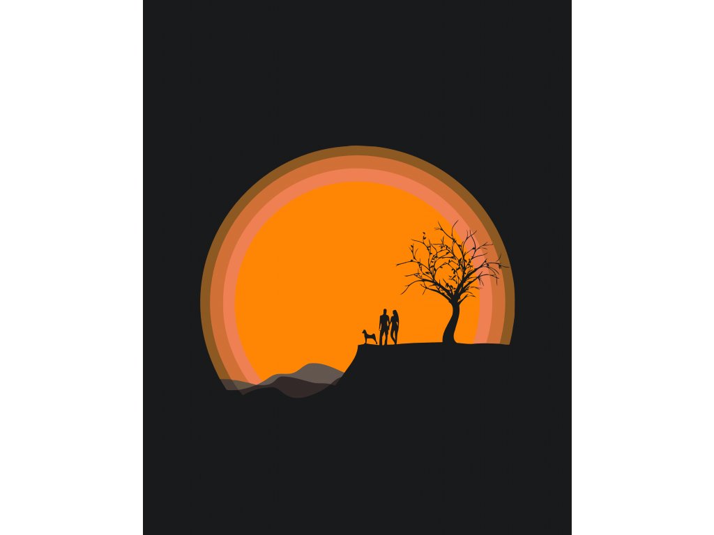 Pintar por Números - Pareja en el acantilado