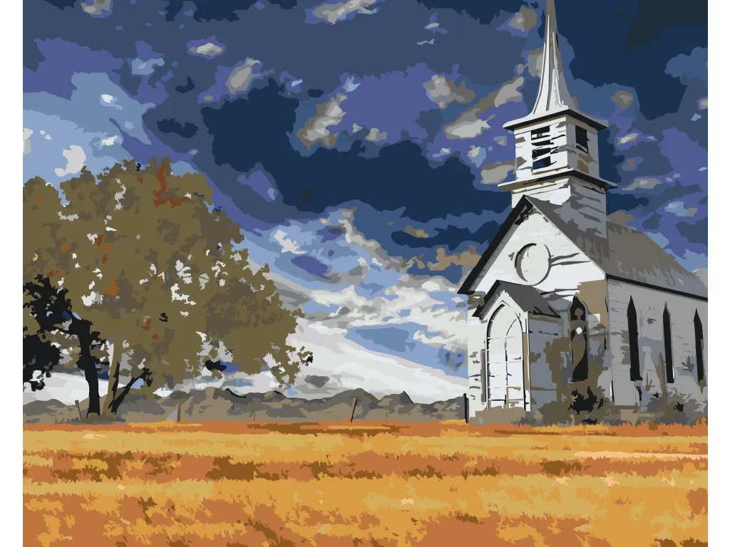 Pintar por Números - Iglesia abandonada