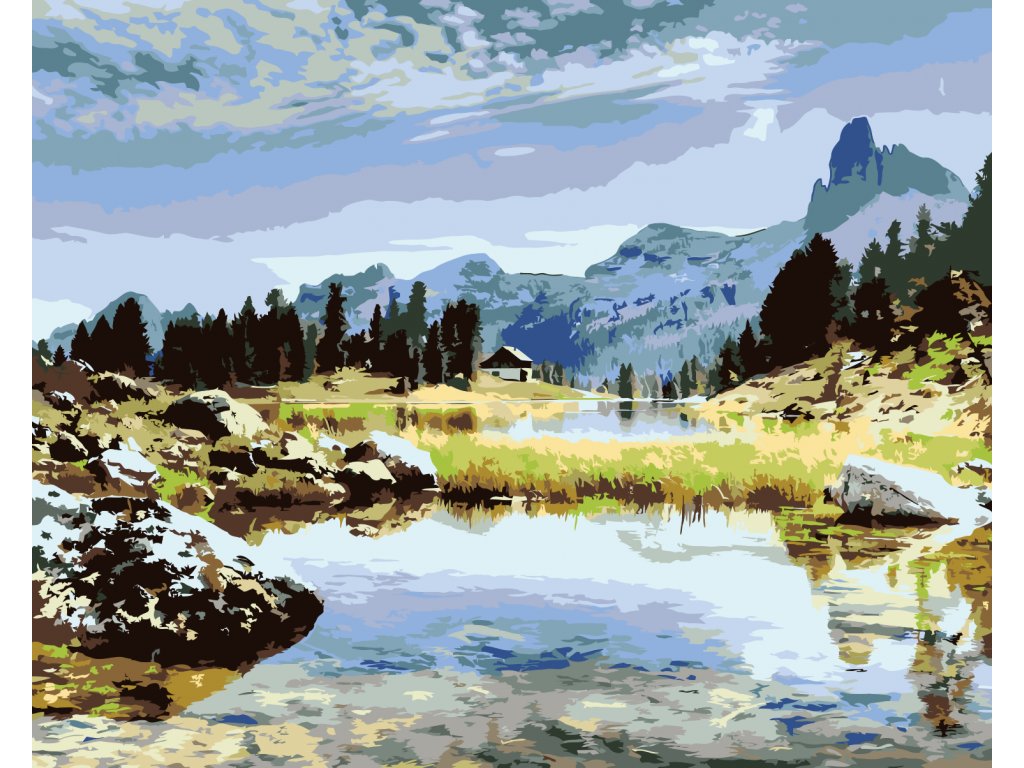 Pintar por Números - Dolomitas