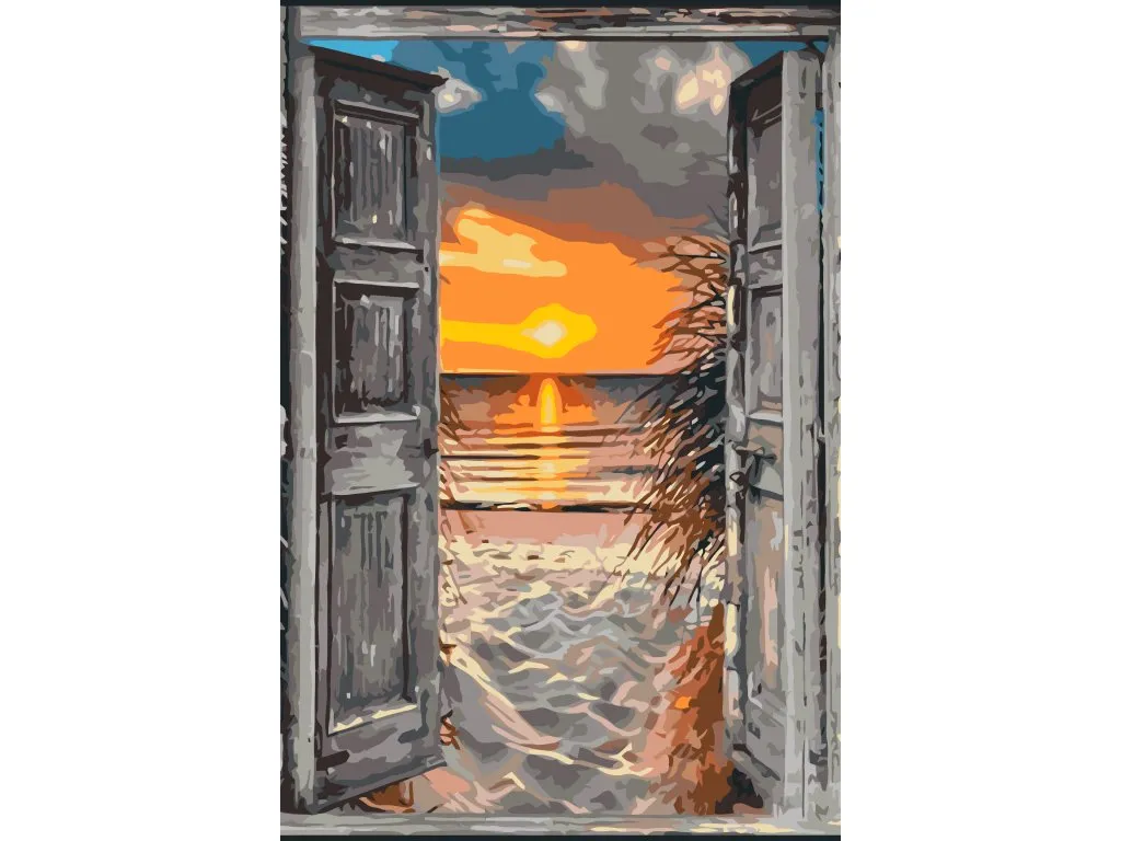 Pintar por Números - La puerta del paraíso