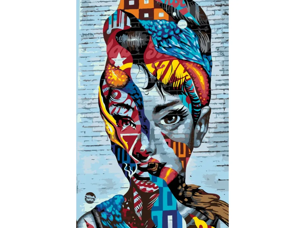Pintar por Números - Audrey Hepburn