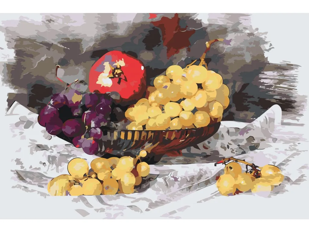 Pintar por Números - Fruta en un bol