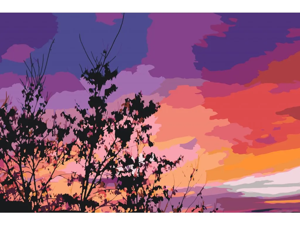 Pintar por Números - Cielo de colores