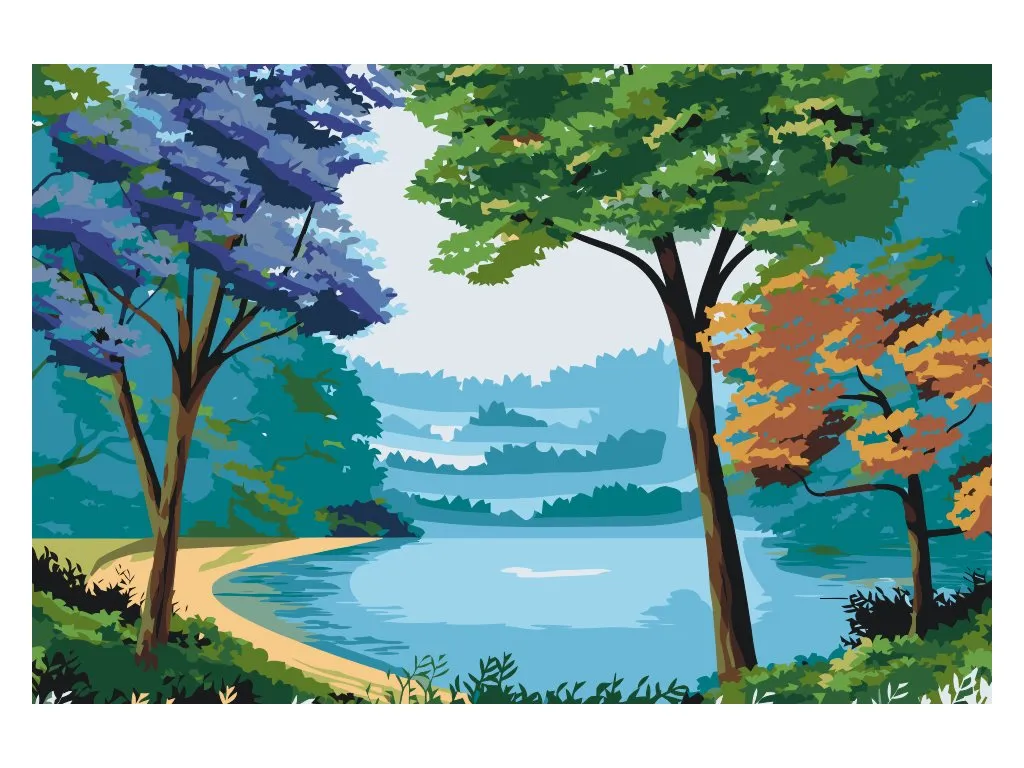 Pintar por Números - Naturaleza colorida