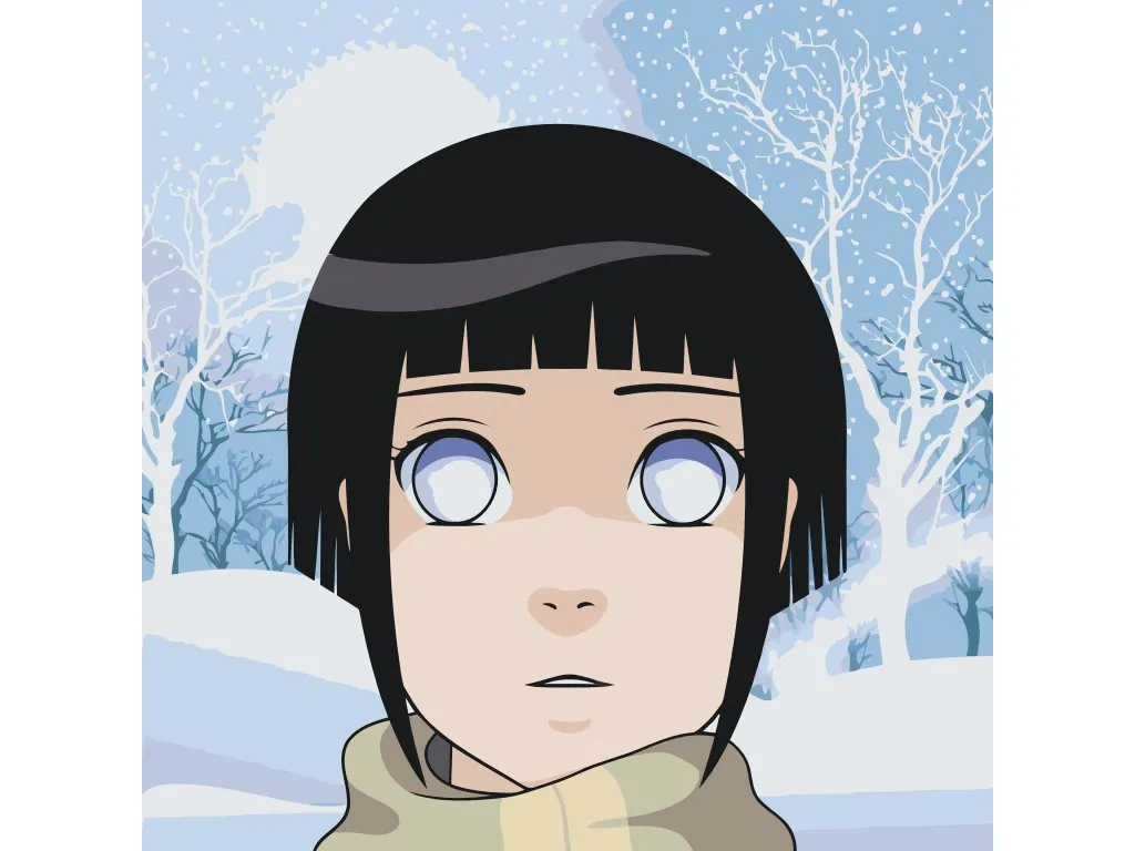 Pintar por Números - Hinata Hyuga