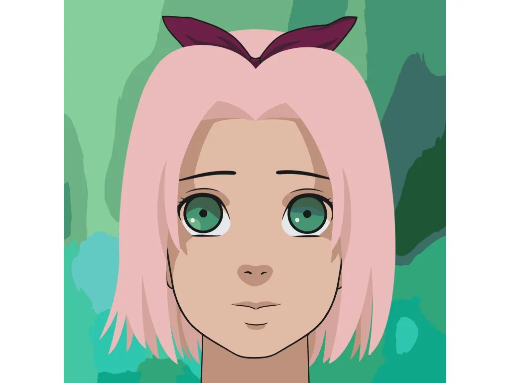 Pintar por Números - Sakura Haruno