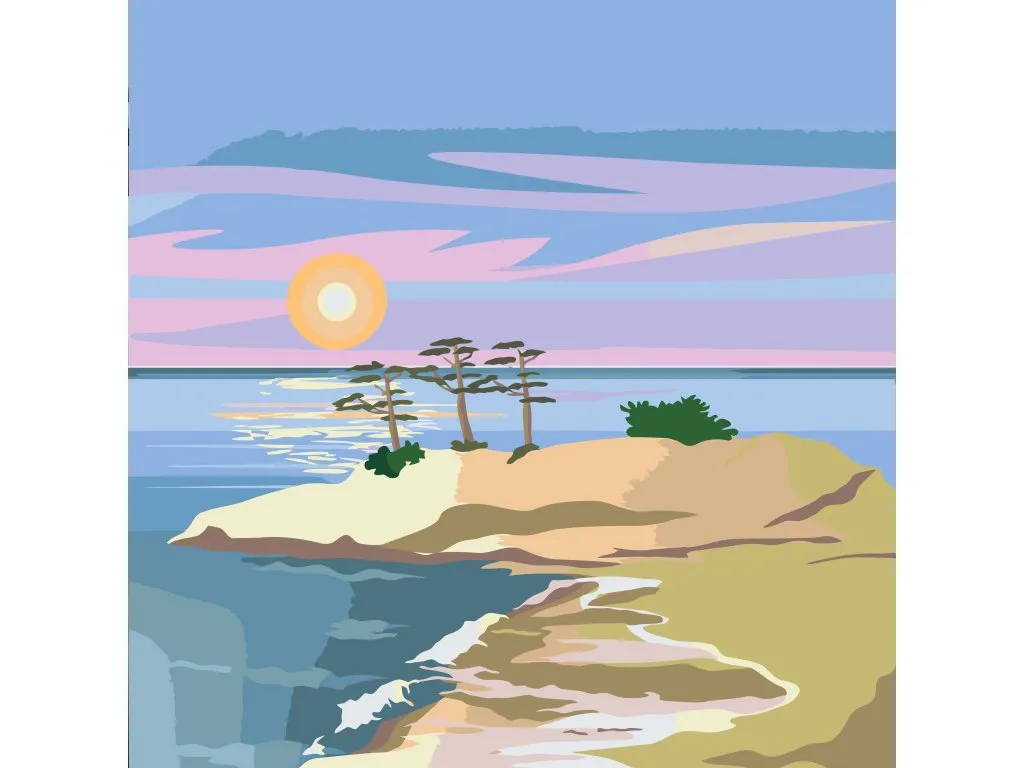 Pintar por Números - Vacaciones en la isla