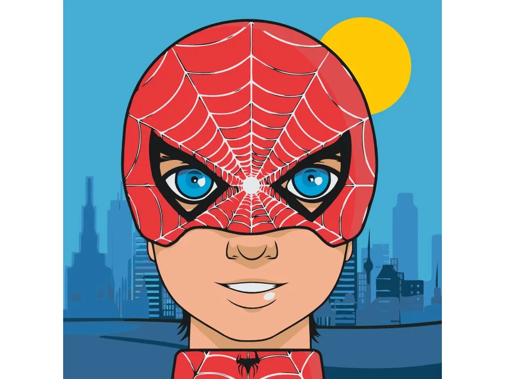 Pintar por Números - Spiderman bebé