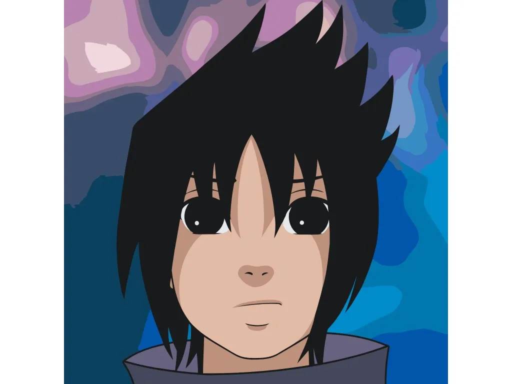 Pintar por Números - Sasuke Uchiha
