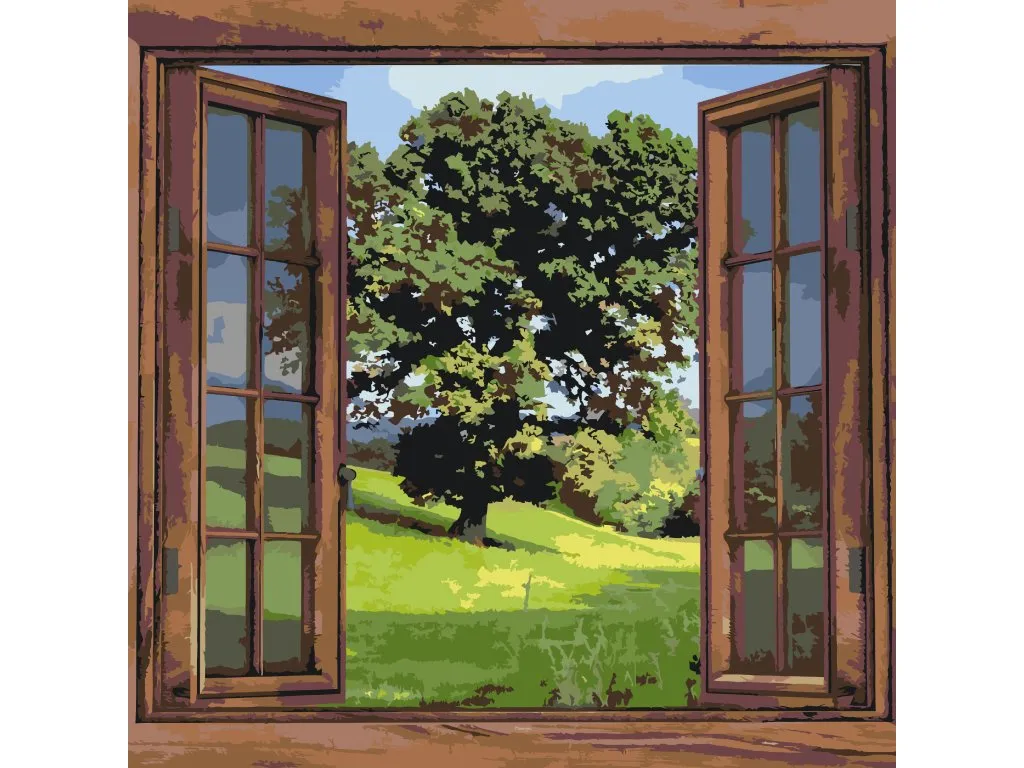 Pintar por Números - Vista desde la ventana