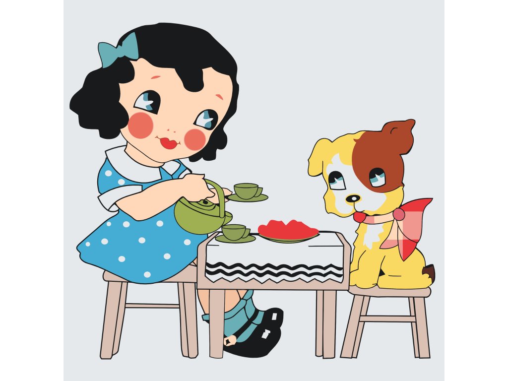 Pintar por Números - Sentarse a tomar el té