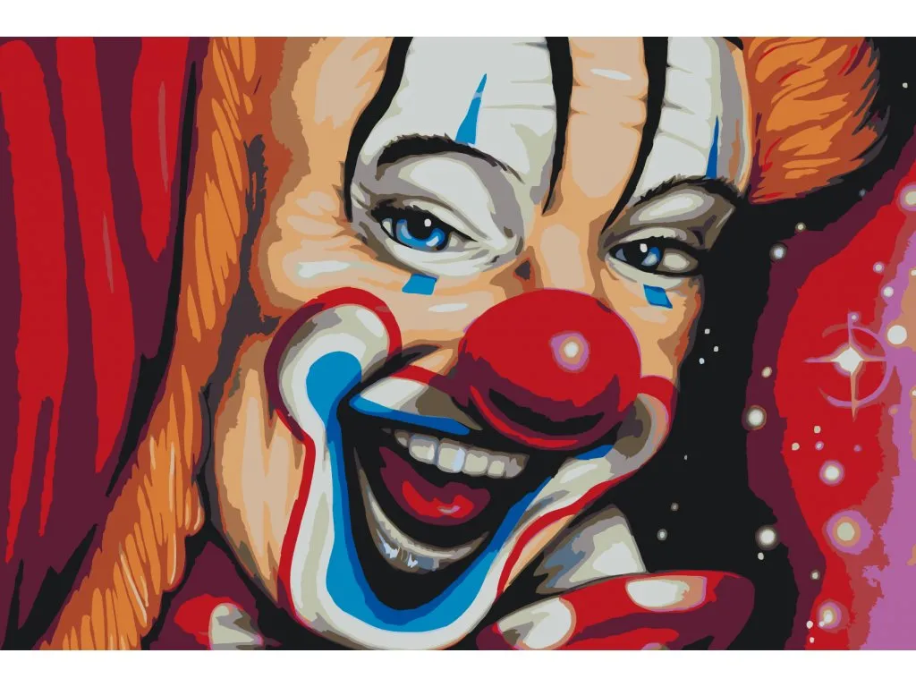 Pintar por Números - Payaso alegre