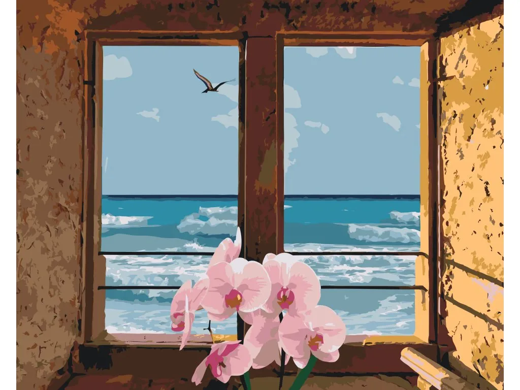 Pintar por Números - Ventana a la playa