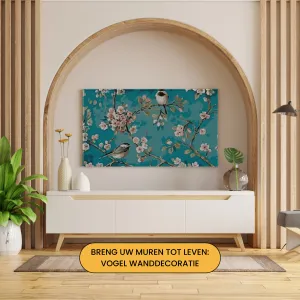 decoración de pared pájaro