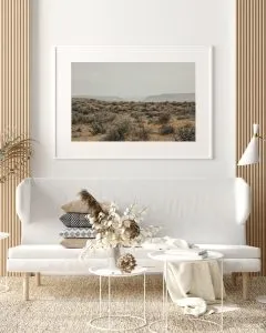 La decoración de pared más mona encima del sofá