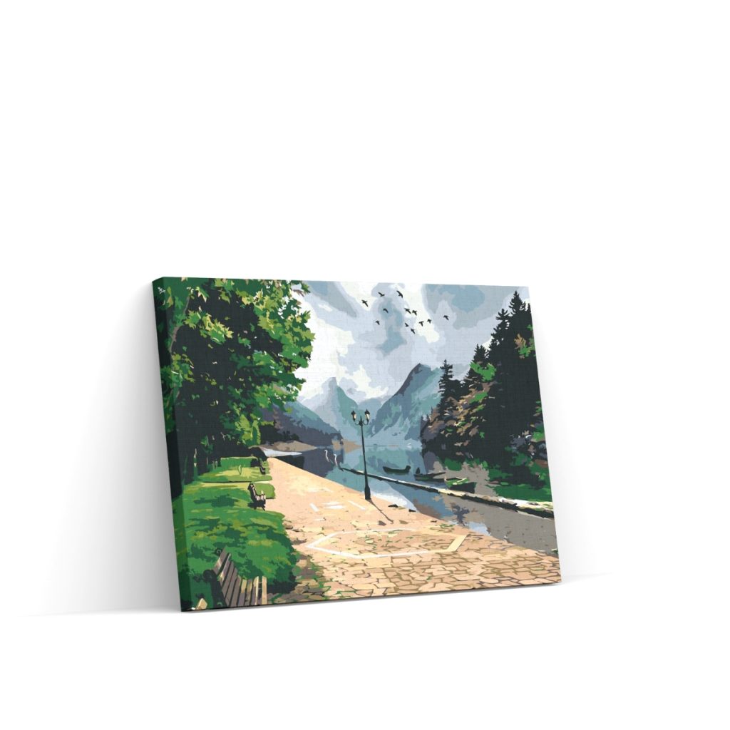 Pintar por Números - Parque junto al río