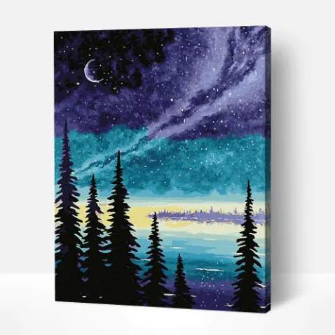 Pintar por Números - Lago Nocturno