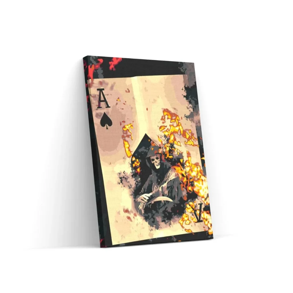 Pintar por Números - Tarjeta de defunción