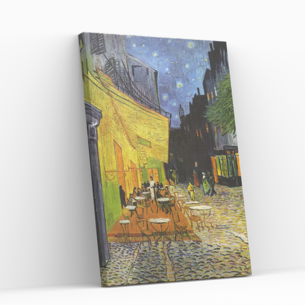 Pintar por Números - Terraza del café por la noche