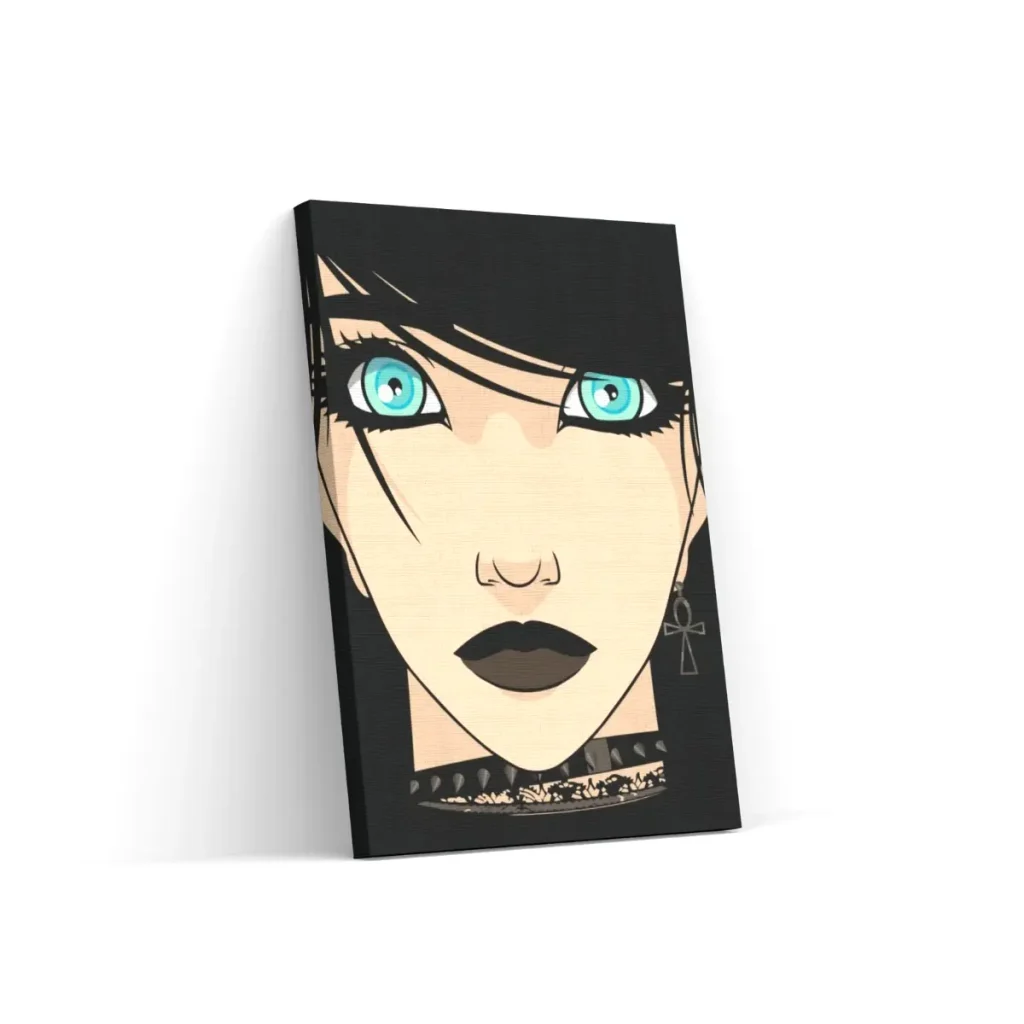 Pintar por Números - Mujer de negro