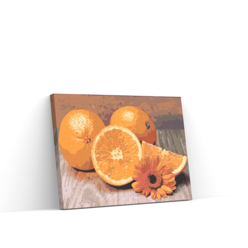 Pintar por Números - Cítricos, naranja