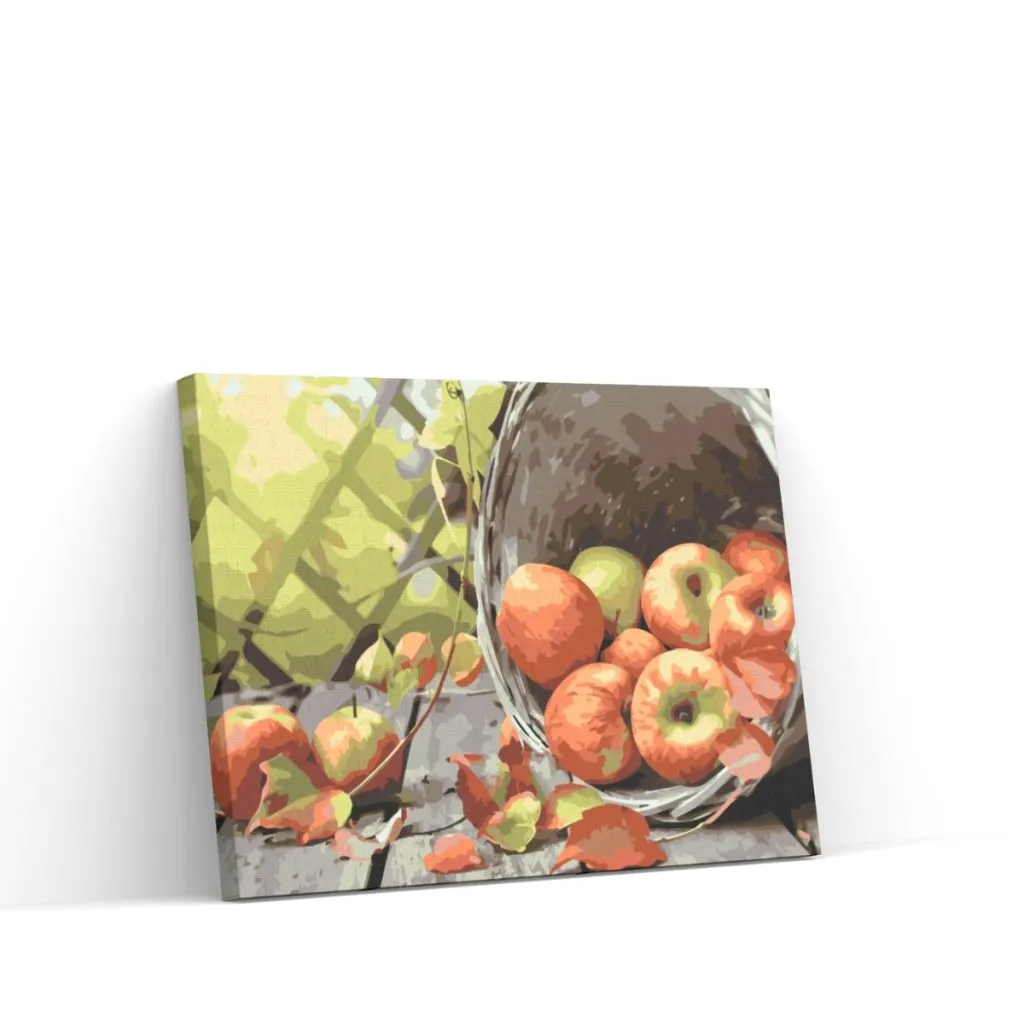 Pintar por Números - Manzanas en la cesta