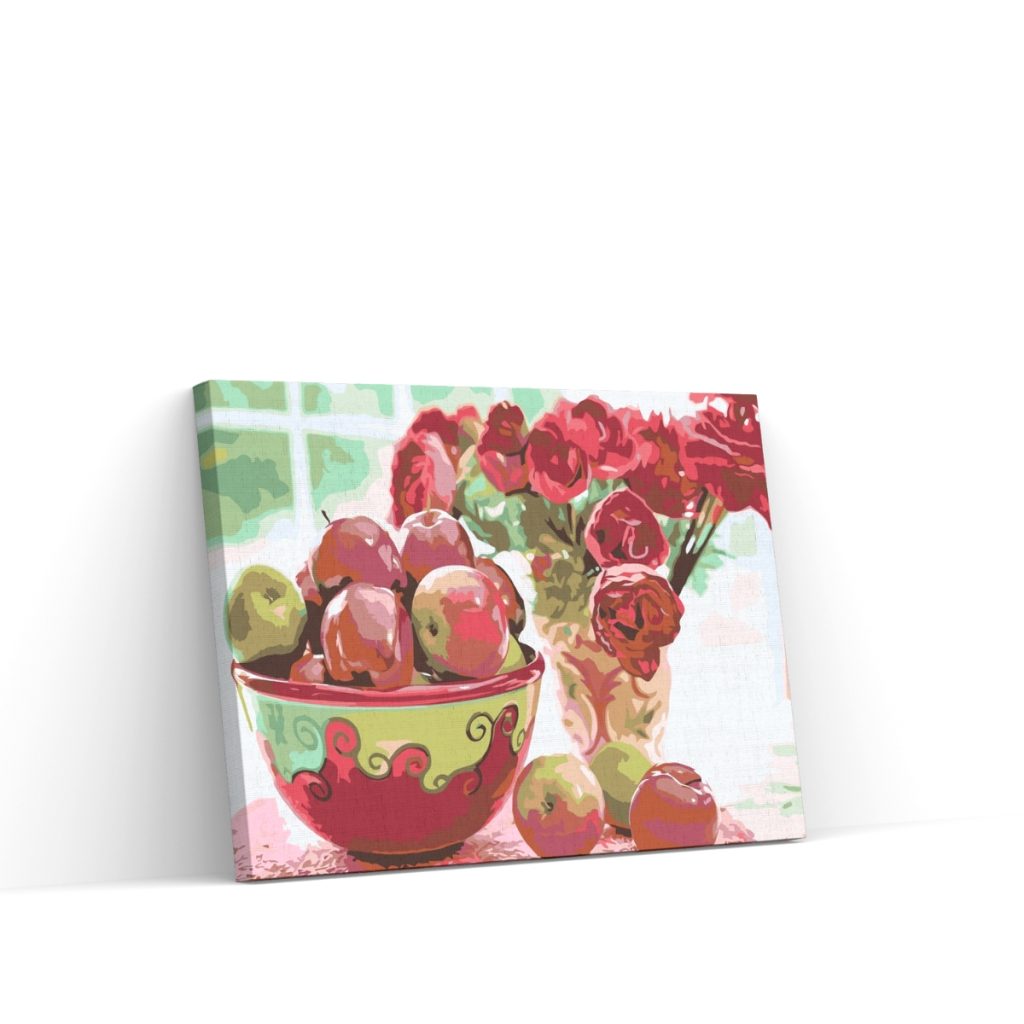 Pintar por Números - cucharas y flores