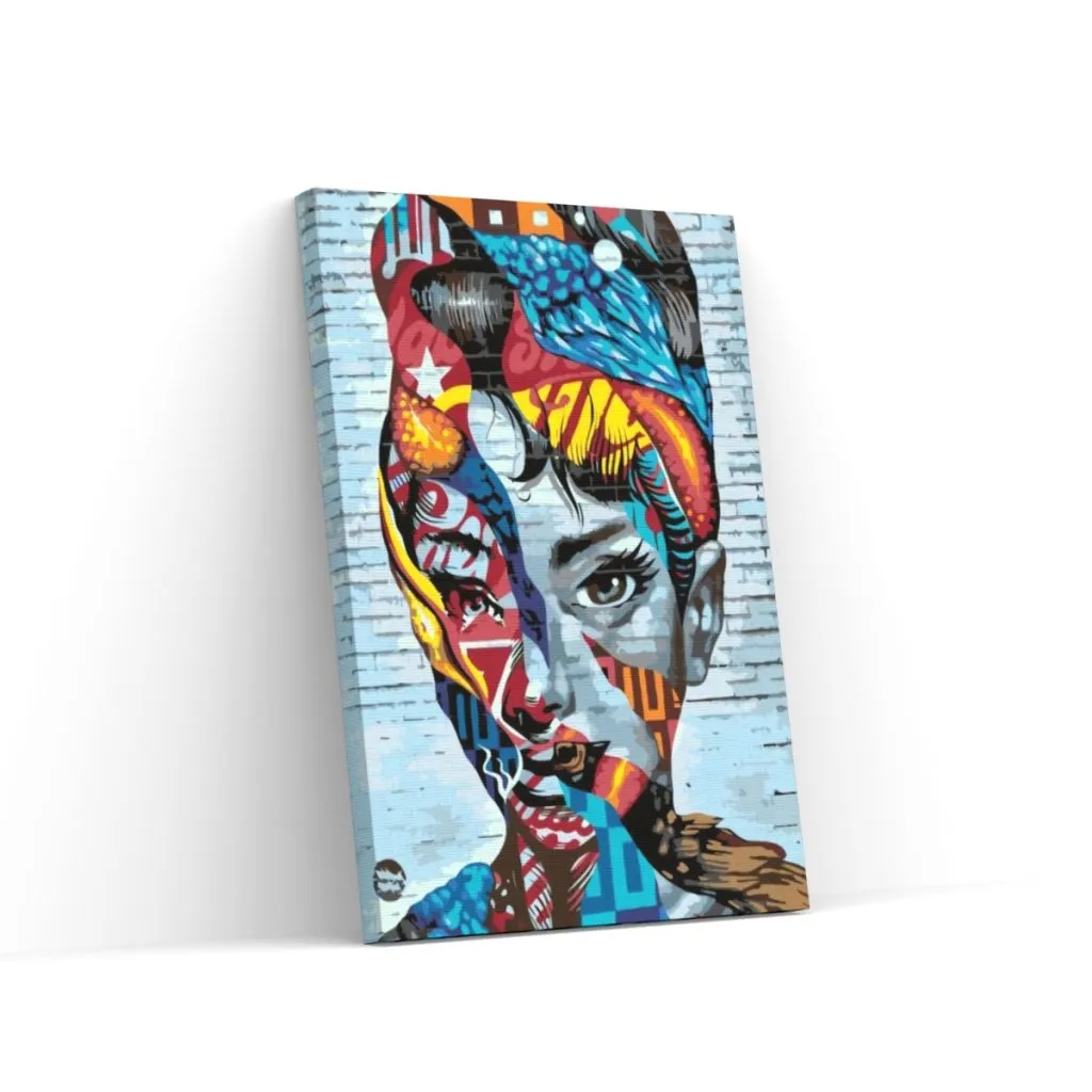 Pintar por Números - Audrey Hepburn
