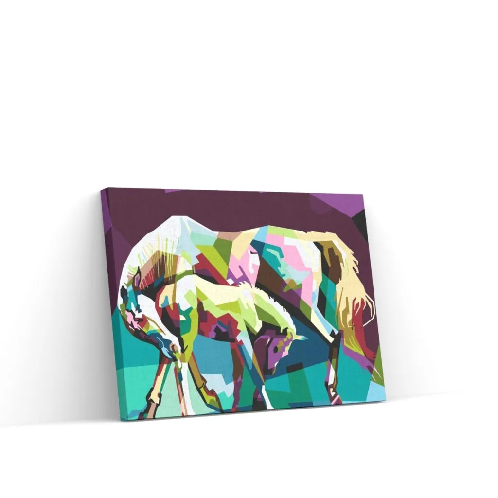 Pintar por Números - Caballos de colores