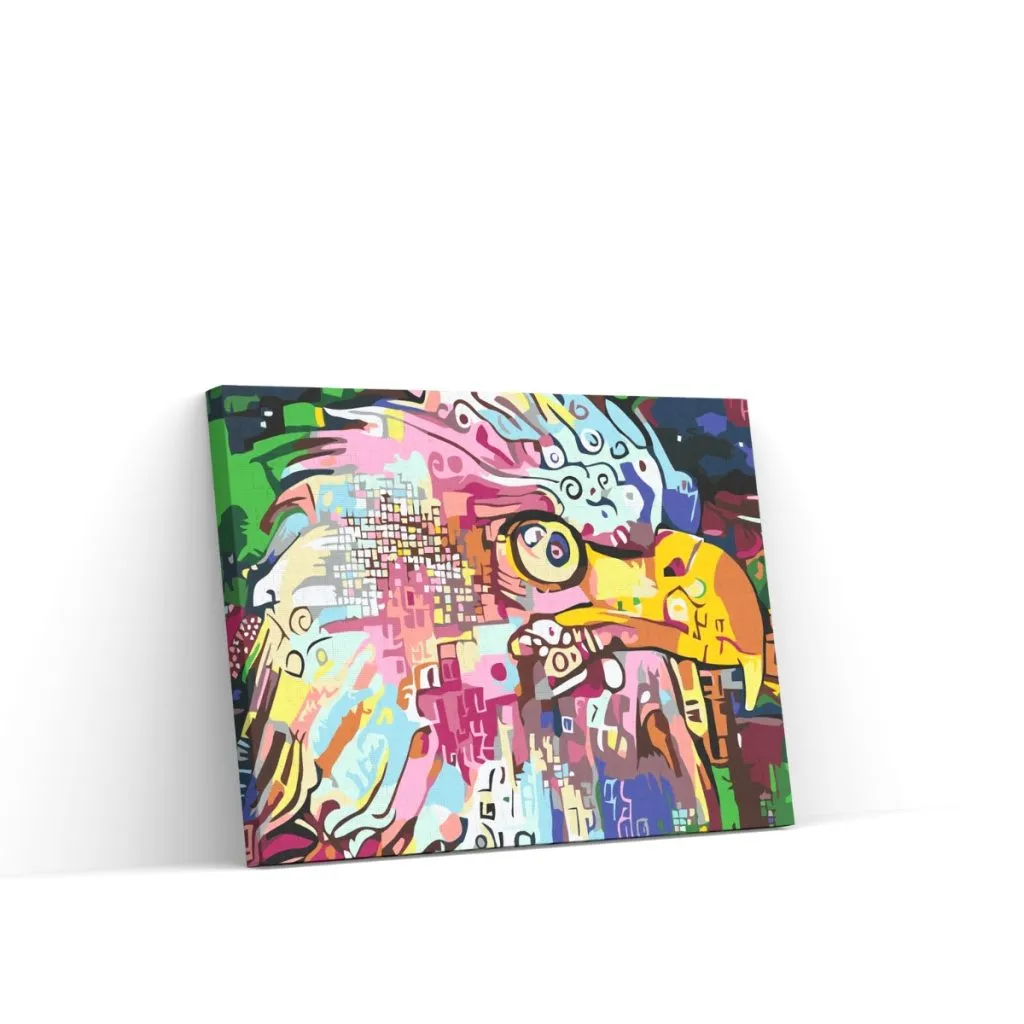 Pintar por Números - Águila de colores