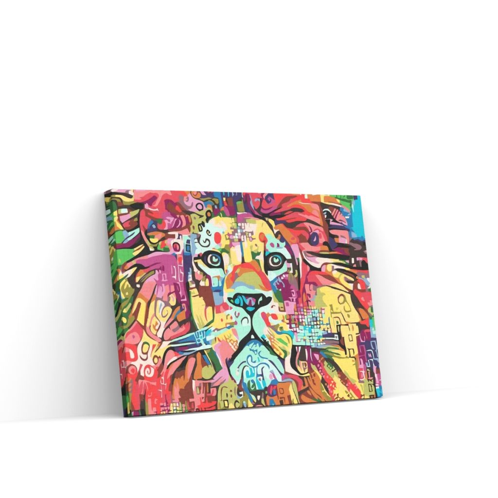 Pintar por Números - Colorido león 4