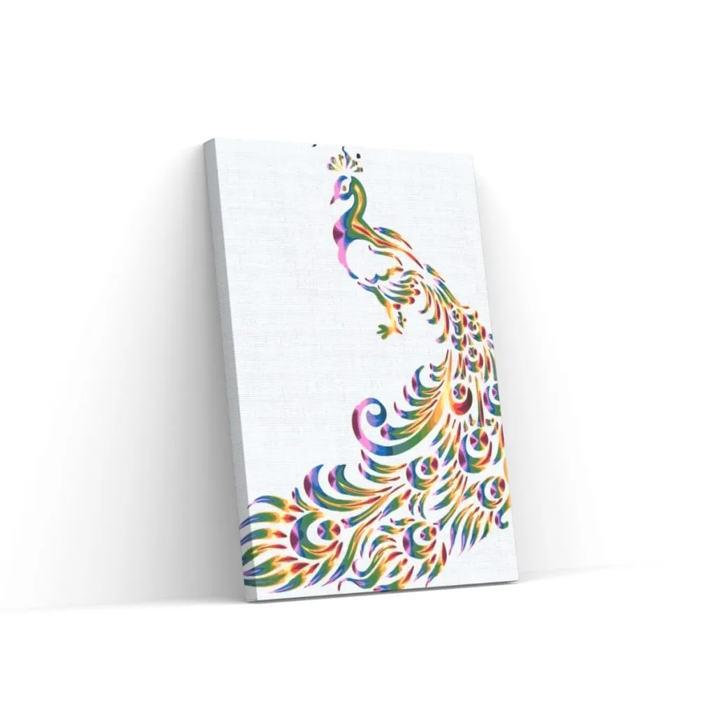 Pintar por Números - Colorido pavo real 2