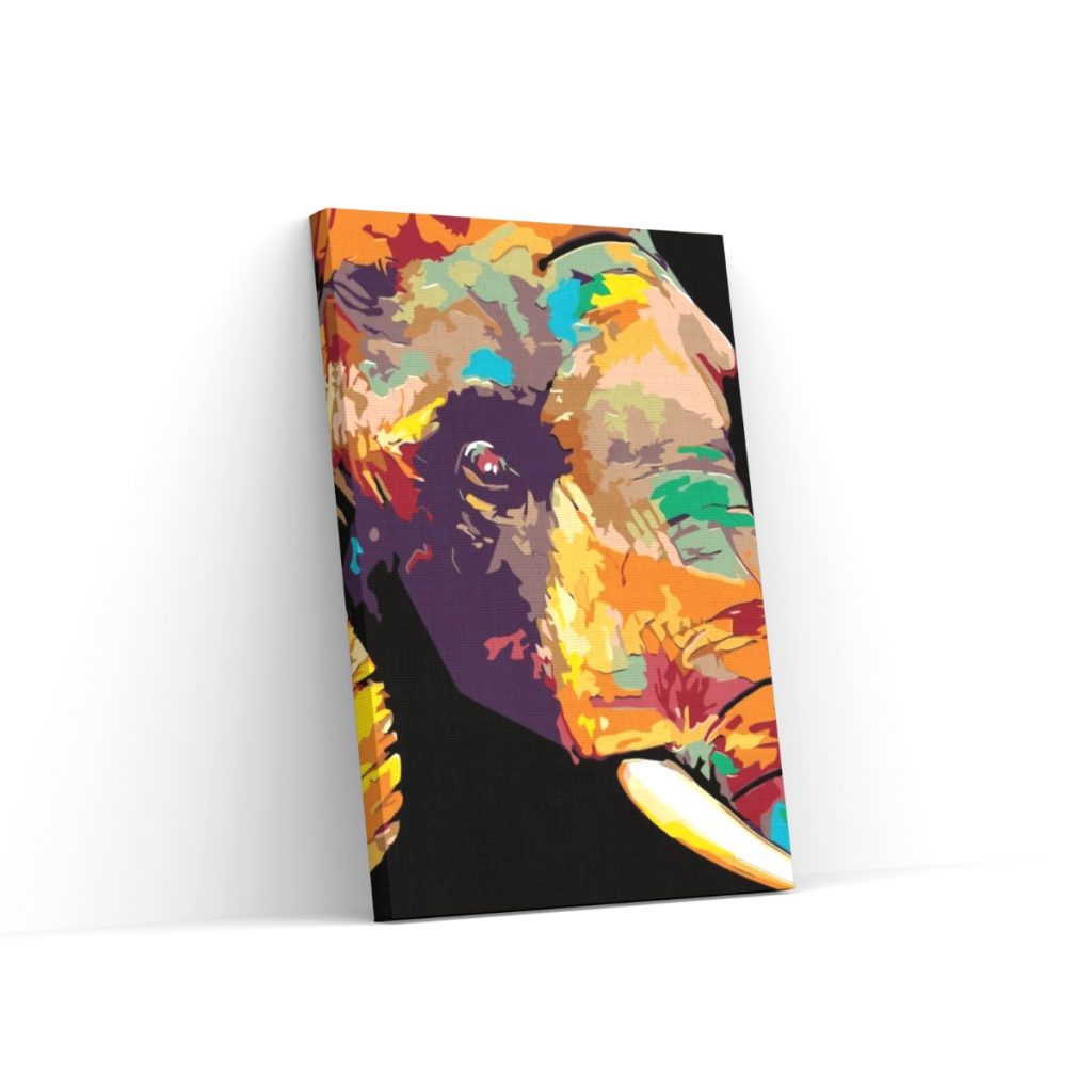 Pintar por Números - Elefante de colores