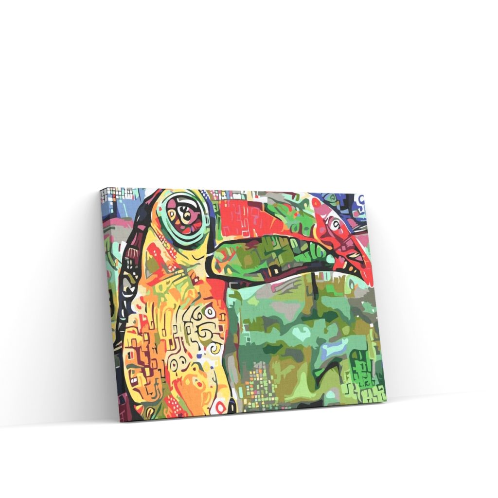 Pintar por Números - Tucán colorido