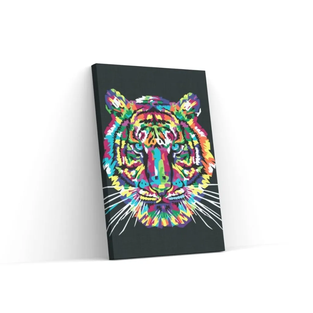 Pintar por Números - Tigre de colores