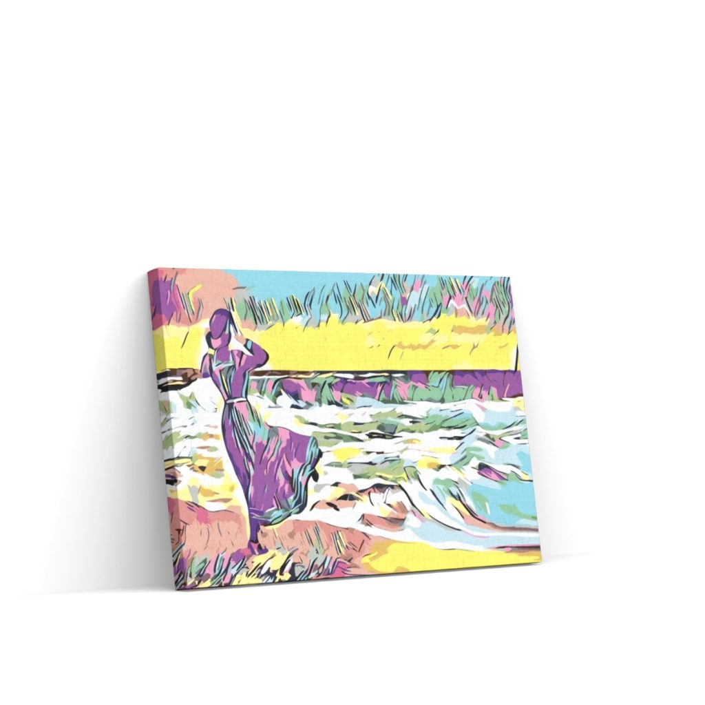 Pintar por Números - Dama en la playa