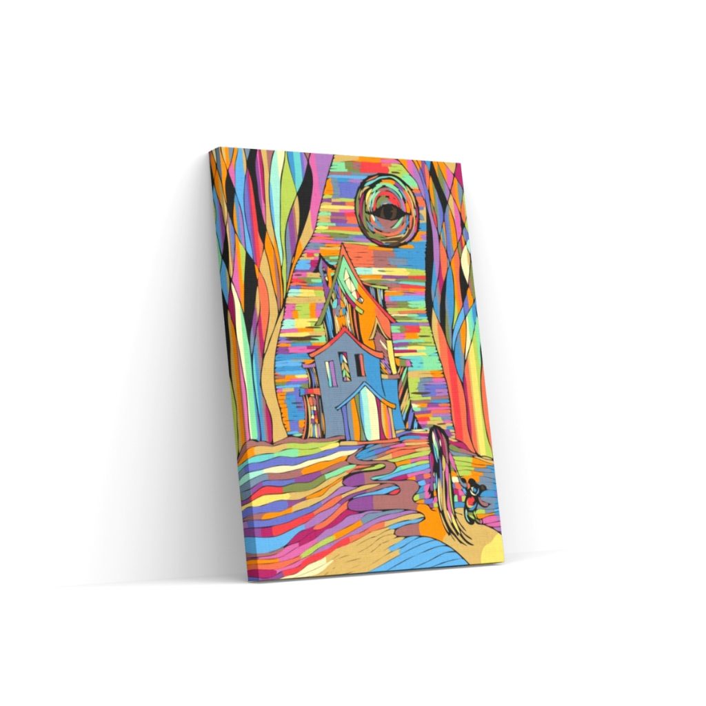 Pintar por Números - Casa de colores inquietantes