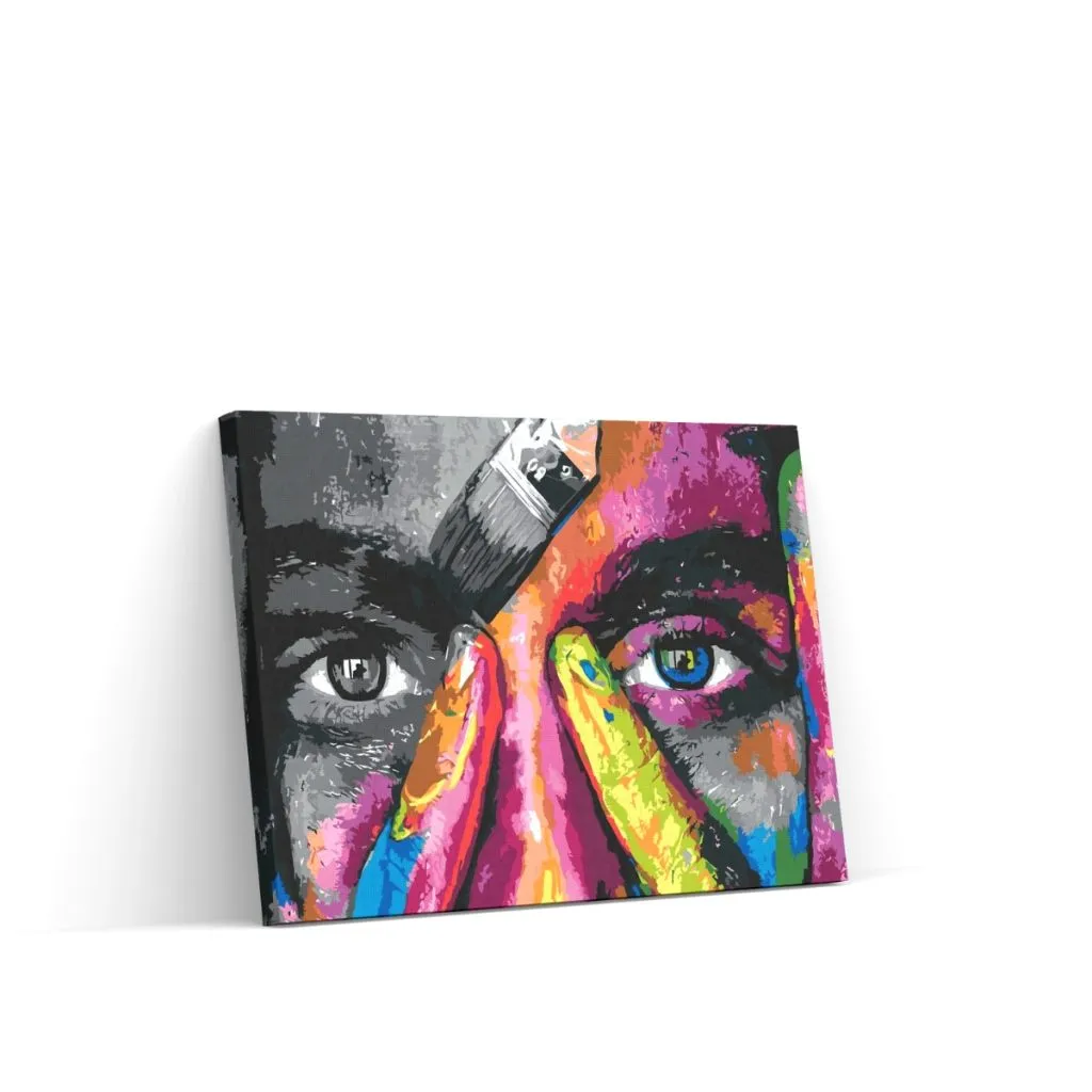 Pintar por Números - Mujer con dos caras