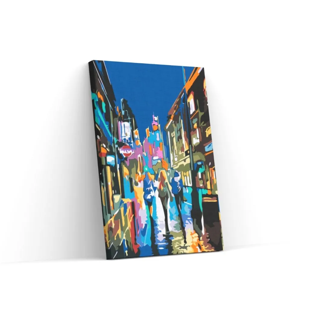 Pintar por Números - Mujeres en la ciudad