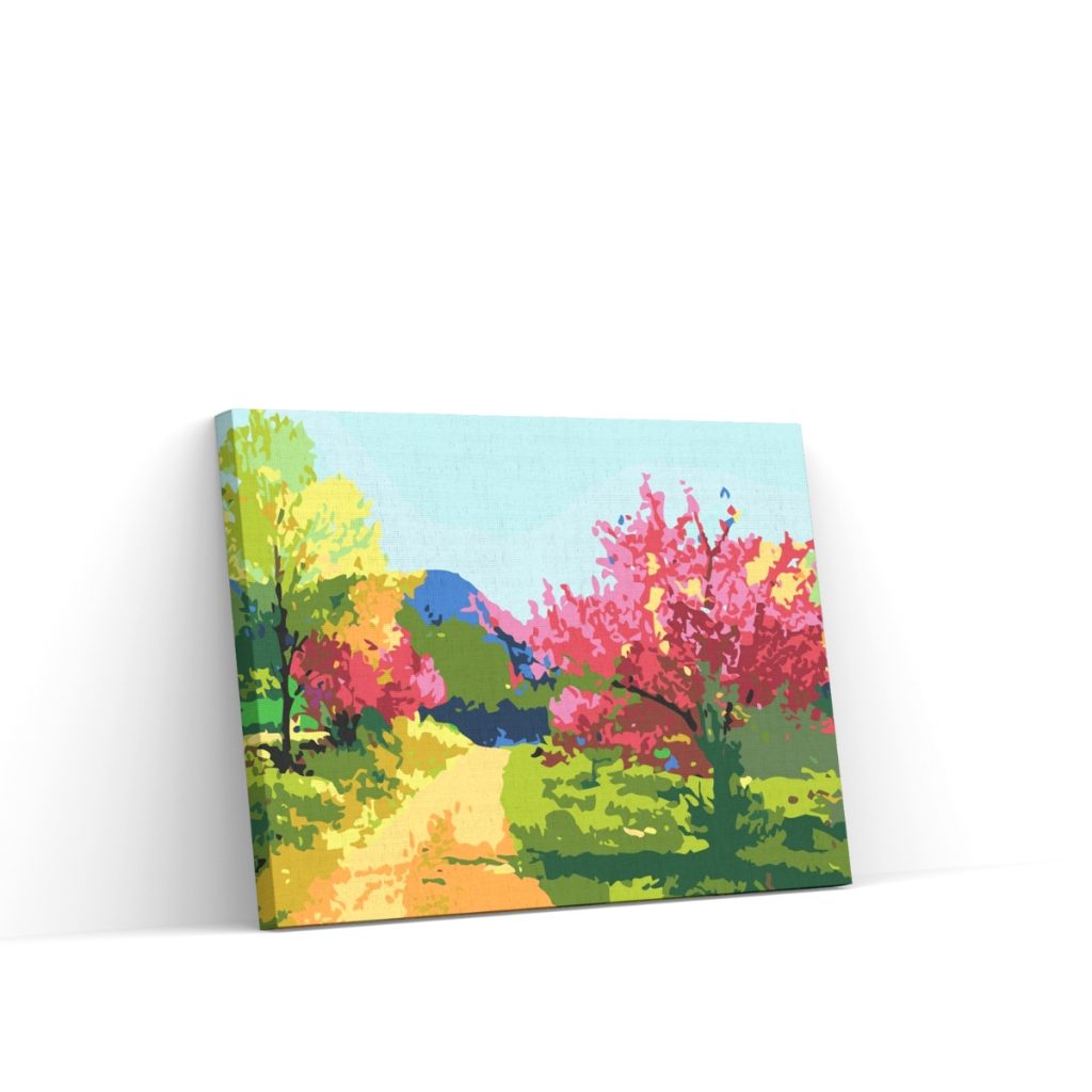 Pintar por Números - Paisaje colorido